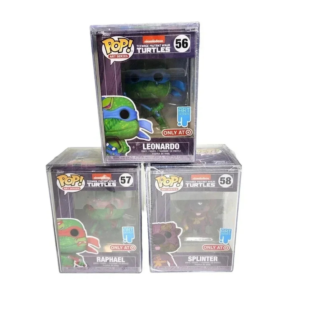 Set of 3 TMNT Funko Pop Art Series Target Exclusive 56 57 58 Ninja Turtles NEW